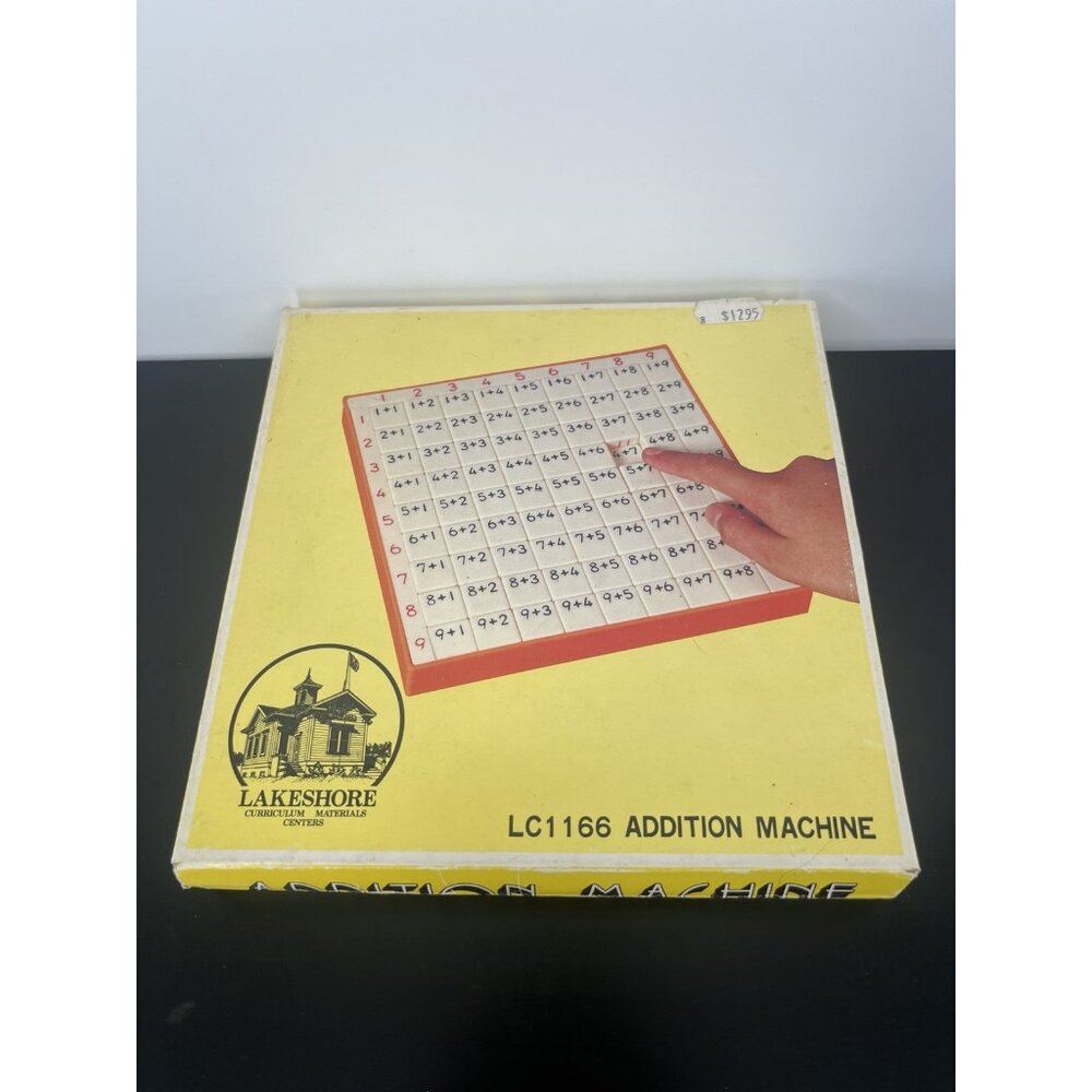 Vintage Lakeshore LC1166 Addition Manual Machine Japan W Box